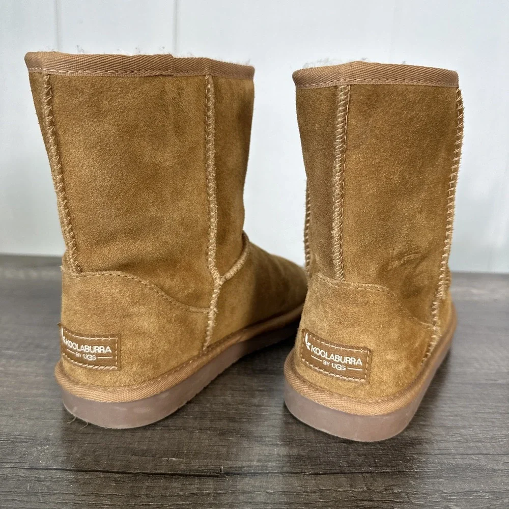 Kids Kookaburra‎ By Ugg Koola Short Boot Size 2 Brown Winter Slip On